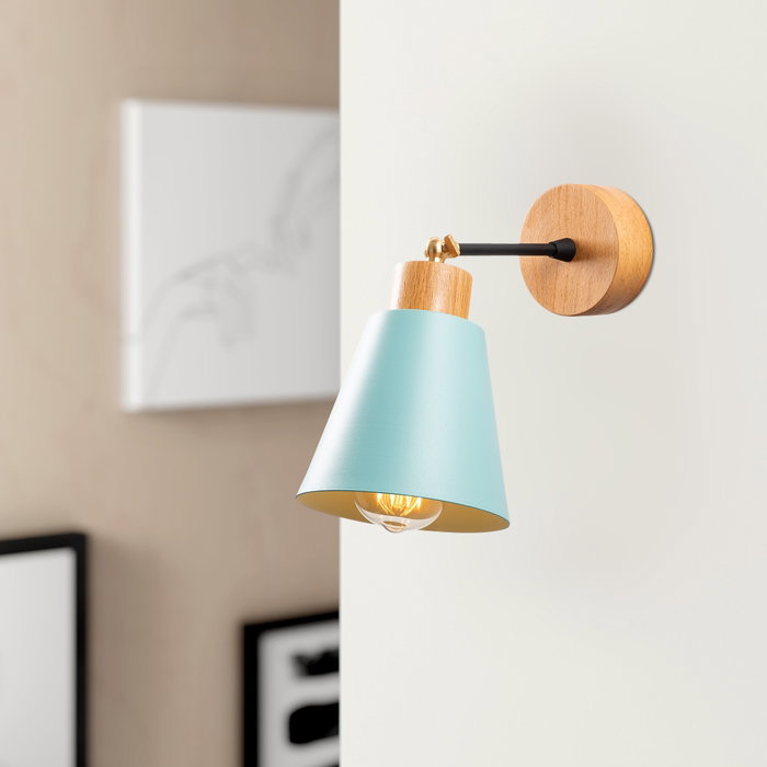Opviq Lámpara de pared Manavgat - N-617 Turquesa Opviq Lámpara de pared Manavgat - N-617 Turquesa
